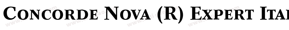 Concorde Nova (R) Expert Italic OsF字体转换